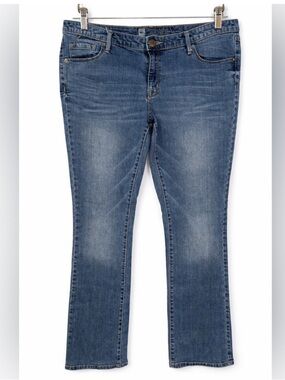 Mossimo Supply Co. Medium Blue Bootcut Jeans Women’s 14 Short